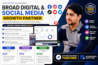 be your professional social media manager and creative content writer