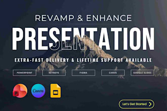 redesign executive presentation, corporate board deck and investor pitch deck