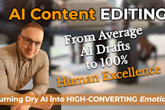 humanize and professionally edit your ai generated content