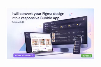 convert your figma design into a fully responsive bubble app