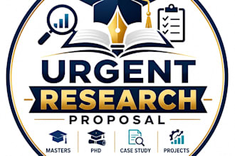 urgent research proposal,masters,phd thesis,case study and projects