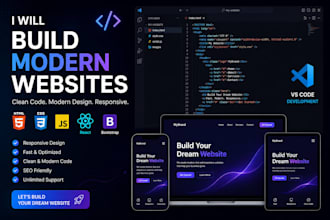 build a custom website based on your specifications