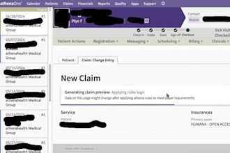 manage athena cardiology worklist and resolve denial claims efficiently