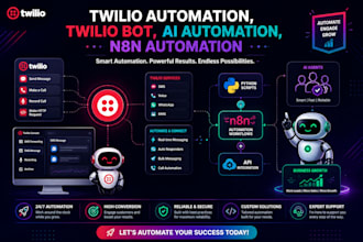 create twilio automation bot with twilio bot