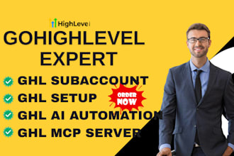 setup your ghl subaccount, ghl CRM, ghl mcp server, ghl ai agent, ghl automation