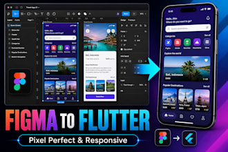 convert figma to flutter for a pixel perfect mobile app