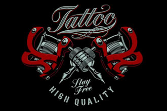 make more elegant and classic for tattoo logo