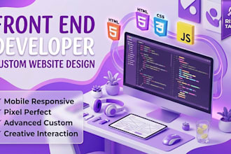 build an front end website ui