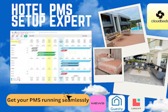 setup cloudbeds, optimize cloudbeds, mews pms  sync and integration with otas
