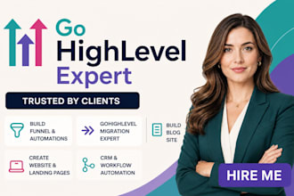 build gohighlevel website, gohighlevel sales funnel expert, ghl crm automation
