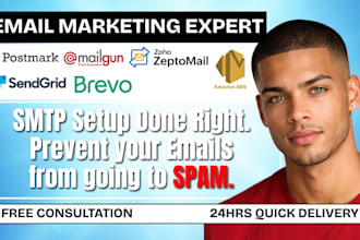 bulk email blast smtp postmark mailgun amazon ses sendgrid zoho zeptomail brevo