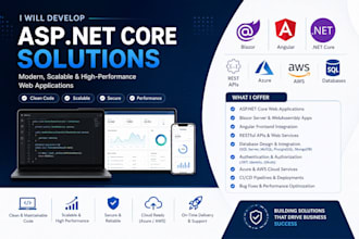 develop aspnet core mvc projects and fix bugs