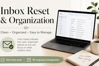 organize and reset your inbox so it feels clean and manageable