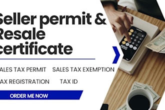 get sales tax permit resale certificate tax id sales tax exemption in all state