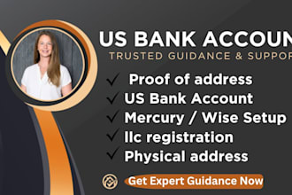 usa bank creation mercury, wise, proof of address for both us and non resident