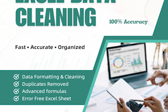clean and organize, split and merge excel data