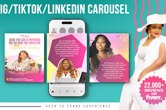 create a professional carousel design