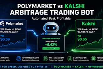 develop an arbitrage copy trading bot for polymarket and kalshi