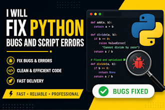 fix python bugs and script errors