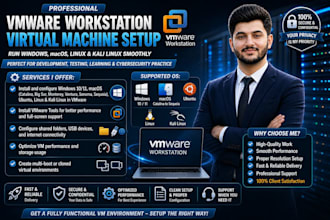install vmware virtual machines windows, macos, linux, ubuntu, kali linux