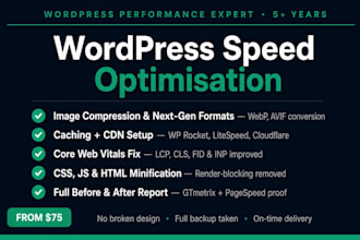 optimise your wordpress website for speed and google pagespeed score