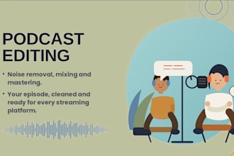 professionaly edit and master your podcast