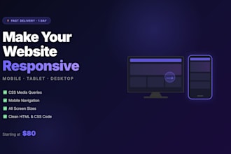 make your website responsive for mobile and tablet