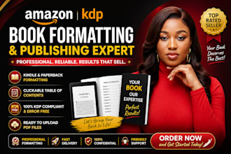 do kdp book publishing, amazon kdp book formatting and book layout design