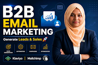 manage b2b email marketing campaigns in klaviyo to generate high quality lead