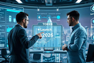 create crypto token on bep20, erc20, solana token, create smart contract
