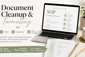 format and clean up your word or PDF document fast