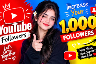 promote 1,000 youtube followers manually