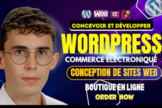 création d un site web wordpress woocommerce, boutique en ligne ecommerce