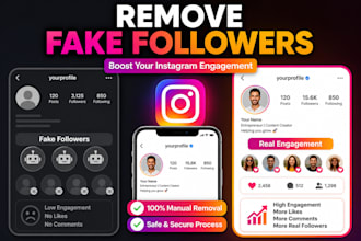 remove ghost and fake followers from instagram