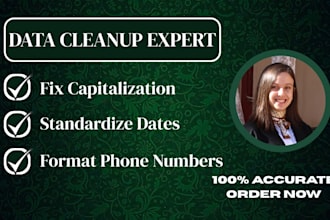 fix capitalization, dates and phone numbers in excel