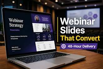 webinar slide deck design online course presentation powerpoint canva slides