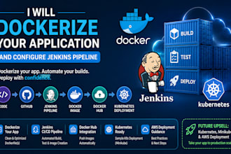 dockerize your application and configure jenkins pipeline