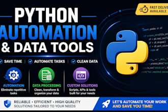 build python automation scripts and data processing tools