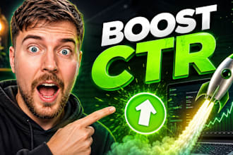 design high CTR trading and finance youtube thumbnails