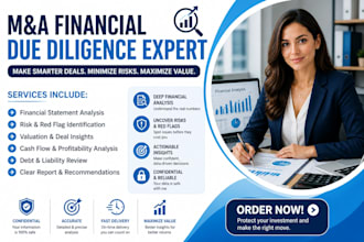 do m and  a financial due diligence and business analysis