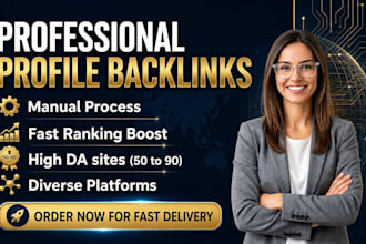 build high quality profile backlinks for SEO ranking