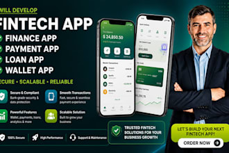 develop fintech app finance app payment app loan app wallet app