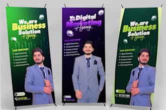 design roll up banner, retractable banner, pull up banner