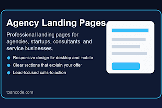 a website for your agency