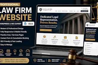 law firm website attorney website lawyer website notary website law wix website