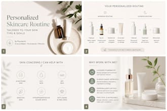 create a personalized skincare and beauty routine based on your skin n