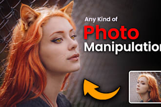 do photo manipulation ,image editing and add or remove object in photoshop