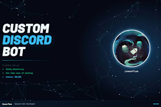 build a custom discord bot in python for your server