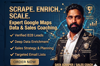 do google map scraping, b2b lead generation, data enrichment