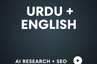 write viral urdu and english youtube scripts